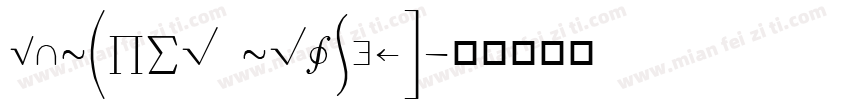 SWRomne Regular字体转换